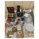 Home Decor w/ Decorative Glass & China