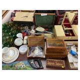 Jewelry Boxes, Decorative Glassware, Watch Parts