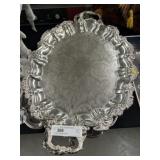 (2) Silver-Plate Serving Trays