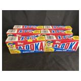 (6) New Old Stock Bazooka Gum Boxes