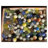 Assort. of Glass & Agate Swirl Marbles