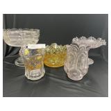 Pattern Glass Compotes & Vases