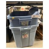 (2) Storage Totes w/ (1) Lid