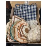 Assort. of Crocheted Table Covers