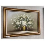 Floral Oil On Canvas