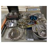 Assortment of Silver Plated Serving Pieces