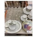 Chinaware w/ Stemware
