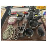 Cast Iron Collectibles w/ Tape Measure