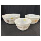 Vintage Pyrex Town & Country Pattern Nesting Bowl