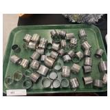 Grouping of Vintage Silver-Plate Napkin Rings