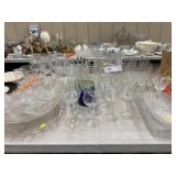 Pattern Glass w/ Stemware