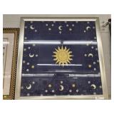 Framed Embroidered Table Cover