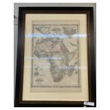 Framed Atlas Excerpt of Africa