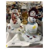 2 Lenox Snowman