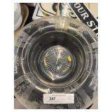 Etched Glass Center Bowl