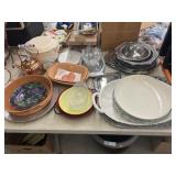 Serving Dishes w/ Teapot