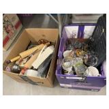 (2) Boxes of Cookware & Mugs