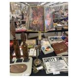 Brass Hand-Form Table Light