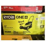 New Ryobi 13" 18v Push Mower