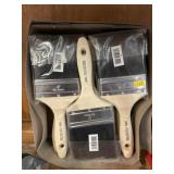 (12) 4" Paint Brushes