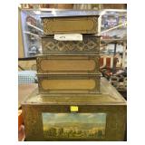 Vintage Chocolate and Biscuit Tins