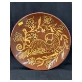Becky Mummert Redware Plate