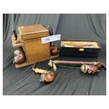 Vintage Pipes w/ Stand