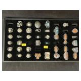 Asst. of Costume Jewelry Rings
