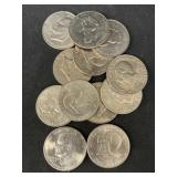 (12) Eisenhower $1 Coins