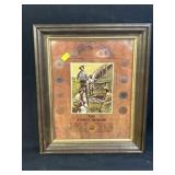 (9) Framed V Nickels