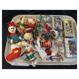 Grouping of Vintage Christmas Ornaments
