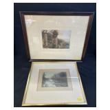 (2) Wallace Nutting Framed Prints