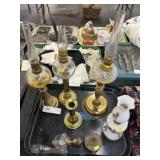 Assortment of Antique Fluid Lights