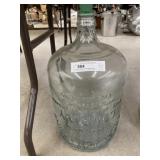 5 Gallon Embossed Glass Water Bottle