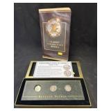 3 Buffalo Nickels w/ Collector Coins