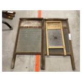 3 Wooden Washboards