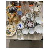 Chinaware & Cruet Bottles