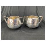 Sterling Silver Sugar & Creamer