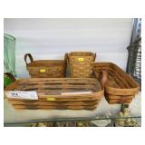 (4) Longaberger Baskets