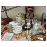Chinaware, Porcelain Figurines, & Coin Wrapper