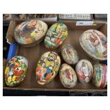 Grouping of Paper Mache Candy Container