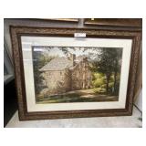 Large Framed Print of Mill