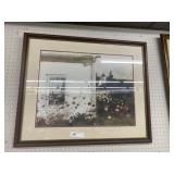 Framed Floral Print