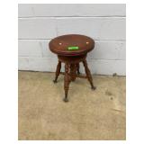 Wooden Adjustable Piano Stool With Castors