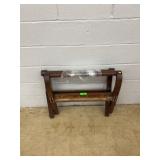 Wooden Freestanding Towel or Quilt Rack