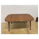 Wooden Dining Table with Turned Legs