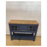 Blue Painted Sideboard Buffet