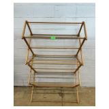 Wooden Folding Clothes Drying Rack