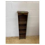 Wooden Narrow Four-Shelf Wall Shelf Unit