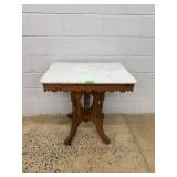 Victorian Marble Top Parlor Table